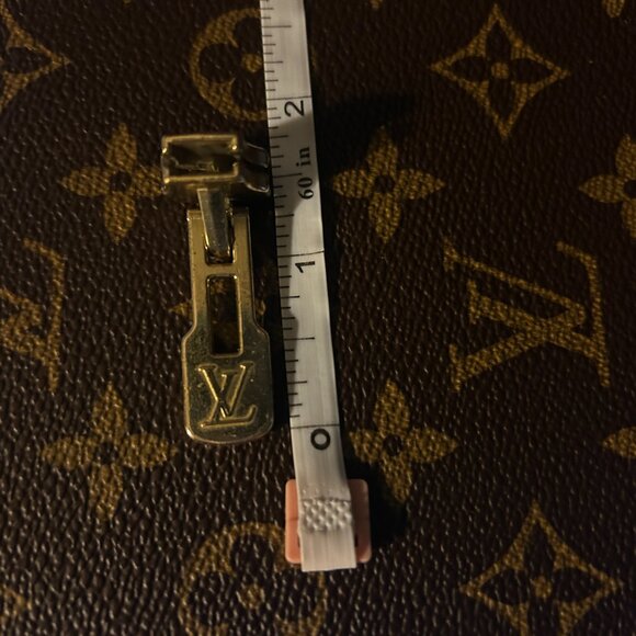 Louis Vuitton Gold Zipper Pull & Slide Replacement - Picture 3 of 11